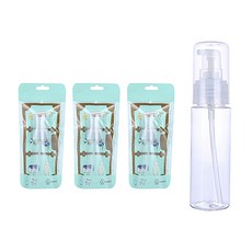 ABM 휴대용 심플 공병 펌핑 용기 50ml, 4개입