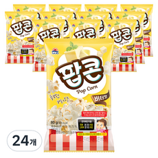 사조 전자레인지용 팝콘 버터맛, 80g, 24개