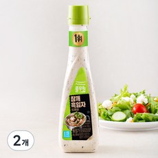 풀무원 참깨흑임자 드레싱, 495g, 2개 495g, 2개