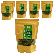茂喜食品 有機綠豆 400公克, 適合做成飲品或甜點, 400g, 6包