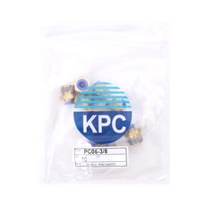 KPC 에어호스 유공압공구 원터치휘팅 PC 06-03, 1개