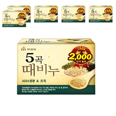 무궁화 오곡때비누, 90g, 6개
