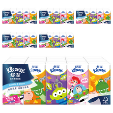 Kleenex 舒潔 紙手帕, 15包, 6袋