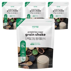 비단식당 단백질 저당 통곡물선식, 4개, 500g