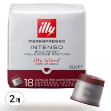 일리 캡슐 커피 다크 1팩 캡슐커피, 6.7g, 18개입, 2개