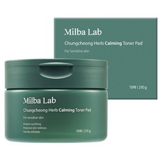 밀바랩 충청 허브 진정 토너 패드 210g, 70매입, 1개