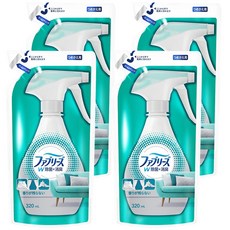 febreze 風倍清 織物除菌消臭噴霧補充包 高效除菌, 320ml, 4包