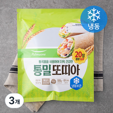 풀무원 요리도우 통밀 또띠아 (냉동), 500g, 3개