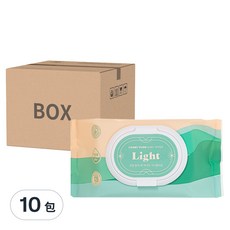 comet Pure Light系列 嬰幼兒濕紙巾 掀蓋式, 120張, 10包