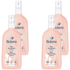 Biolane 法貝兒 清新淡雅香水，清新柑橘花香味，消除異味，無添加化學成分，適用於一般至乾性膚質, 200ml, 4瓶