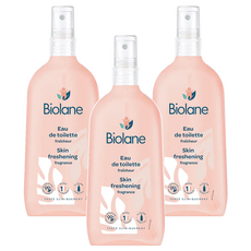 Biolane 法貝兒 清新淡雅香水，清新柑橘花香味，消除異味，無添加化學成分，適用於一般至乾性膚質, 200ml, 3瓶