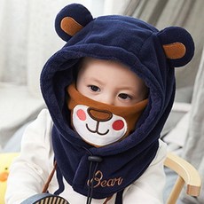 비단길 아동용 애니멀 후드 워머