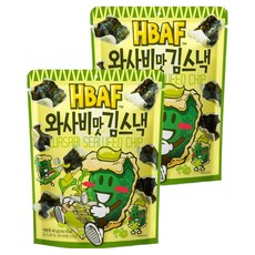 바프 와사비맛 김스낵, 40g, 2개