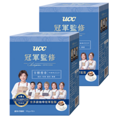 UCC 冠軍監修甘醇橙香濾掛式咖啡，世界盃虹吸咖啡大賽冠軍，風味：柑橘、蘋果、糖蜜，10包入, 10g, 10包, 2盒