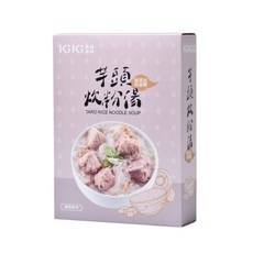 KiKi 食品雜貨 芋頭炊粉湯, 特選檳心芋頭 古早味新竹在地炊粉, 500g, 1盒