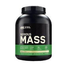 OPTIMUM NUTRITION 歐恩 高熱量乳清蛋白 香草風味, 提供1250大卡熱量, 含有253克碳水化合物, 含有50克蛋白質, 2.72kg, 1桶