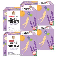 우리차 송원식품 배도라지 맥문동차 티백, 4개, 20개입, 1g