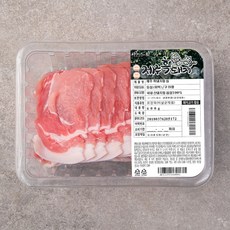 파머스팩 제주흑돼지 미박 등심 구이용 (냉장), 600g, 1개