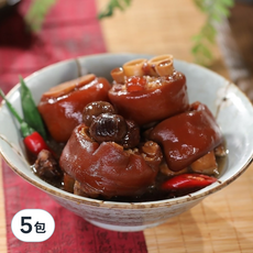 小沈爺 栗子豬腳 5包入 (400g/包) 加熱即食 常溫保存, 5包