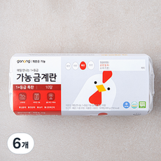 가농 무항생제 인증 매일 만나는 1+등급 금계란 특란 600g, 6개, 10구 6개, 10구