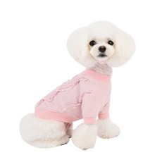 핑카 체리 라운드 반려견의류, 인디안핑크