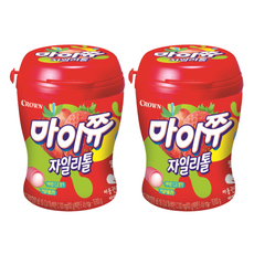 크라운 마이쮸 용기 딸기, 110g, 2개