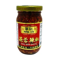 寧記 蒜蓉辣椒, 嚴選朝天椒, 台灣原料, 高溫殺菌, 245g, 1罐