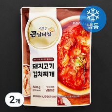 캐비아 김북순큰남비 돼지고기 김치찌개 (냉동), 2개, 500g