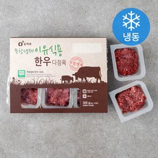 돈마루 무항생제인증 한우 다짐육 이유식용 (냉동), 300g, 1개