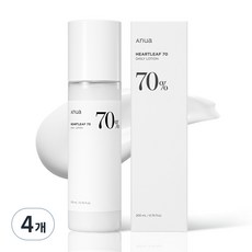 아누아 어성초 70 피부진정 데일리 로션, 4개, 200ml