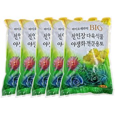 행복한세상 선인장다육식물 야생화전문용토, 5개, 2L