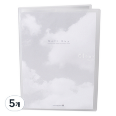 모닝글로리 마이비즈 클리어화일 A4 10p, 투명(79572), 5개 투명(79572), 5개