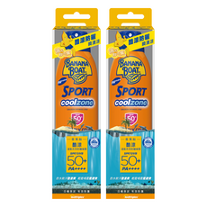 BANANA BOAT 香蕉船 運動酷涼防曬噴霧 SPF 50+ PA++++, 170g, 2瓶