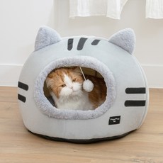 둥둥펫 고양이 숨숨집 하우스 그레이 1개 상품 이미지