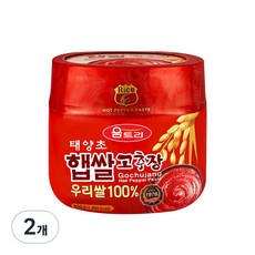 움트리 태양초 햅쌀 고추장, 900g, 2개