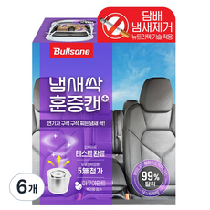 Bullsone 勁牛王 除臭薰蒸罐Plus除菸味用除臭劑 水薄荷香, 6個, 5g