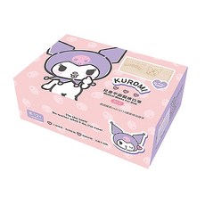 AQUA MASK 水舞生醫 三麗鷗兒童平面鋼印醫療口罩 酷洛米調皮款, 6-12歲 145x95mm 30入, 透氣舒適, 有效過濾微粒粉塵, 防潑水, 奶茶棕, 30片, 1盒