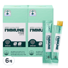 아임뮨 유니베라 알로에 젤리 14p, 280g, 6개