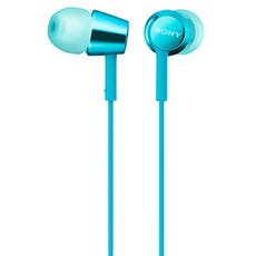 소니 컬러풀 사운드 이어폰 MDR-EX155AP 라이트블루