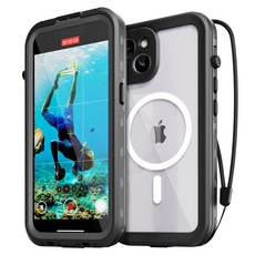 Magsafe全包覆360度防水鎖防水手機殼手機防水包, iPhone 14, 1個