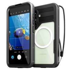 Magsafe全包覆360度防水鎖防水手機殼手機防水包, Galaxy S25+, 1個