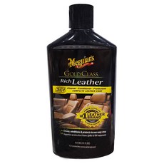 Meguiar's 美光 金鑽皮革保養劑 G7214, 清潔、調理、保護, 適用於車內、內裝、皮椅, 414ml, 1瓶