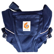 ergobaby 新世代透氣舒適吸震坐墊式背帶 腰帶, 腰圍66~132cm, 午夜藍, 1件