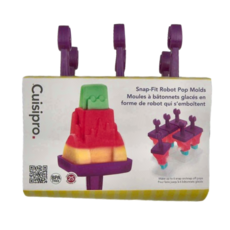 Cuisipro 機器人冰棒模 6個組, Snap-Fit Robot Pop Molds, CUIC4-A, 1組