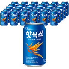 핫식스 롯데칠성음료 에너지음료, 355ml, 48개