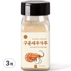바른미각 구운새우가루, 60g, 3개