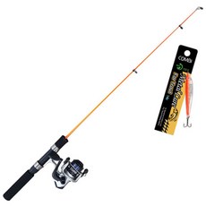 COMBI 環保金屬鱒魚 Sancheoneo Reel 釣魚竿全套, 混色