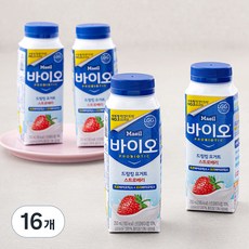 매일바이오 드링킹 요거트 딸기, 250ml, 16개