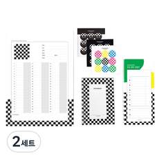 JLogue Checkmate今天棋譜棋譜+筆記+待辦清單+貼紙 3種組, 2套, 混色