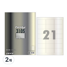 Formtec 半透明標籤 LC-3105 21格 10張, 2個